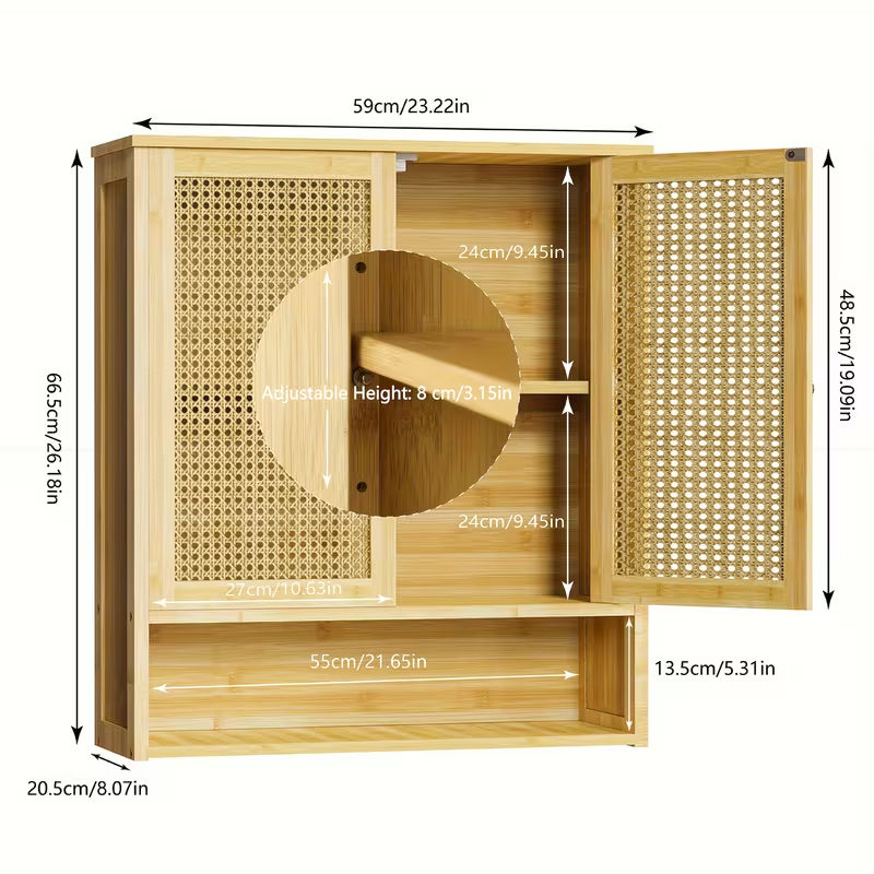 Dulap depozitare baie