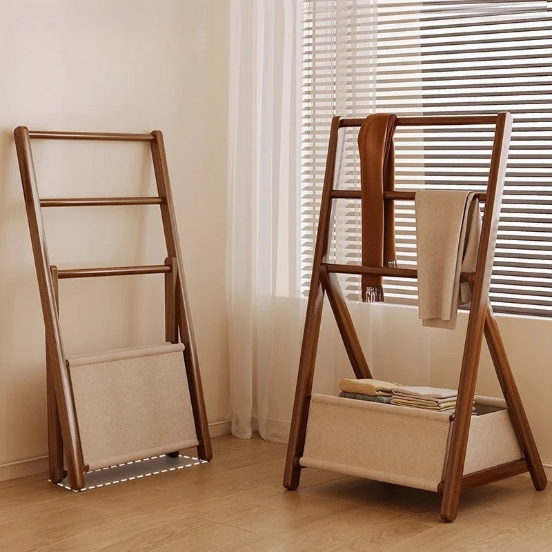 Cuier din Bambus pentru Dormitor – Depozitare Verticală